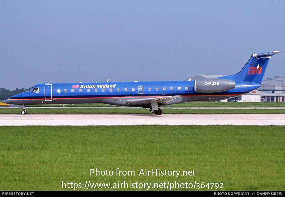 Aircraft Photo of G-RJXB | Embraer ERJ-145EP (EMB-145EP) | British Midland Airways - BMA | AirHistory.net #364792