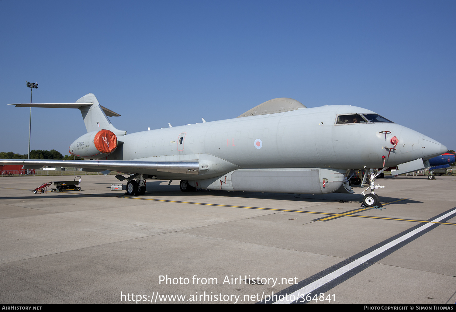 Aircraft Photo of ZJ694 | Bombardier Sentinel R.1 (BD-700-1A10) | UK - Air Force | AirHistory.net #364841