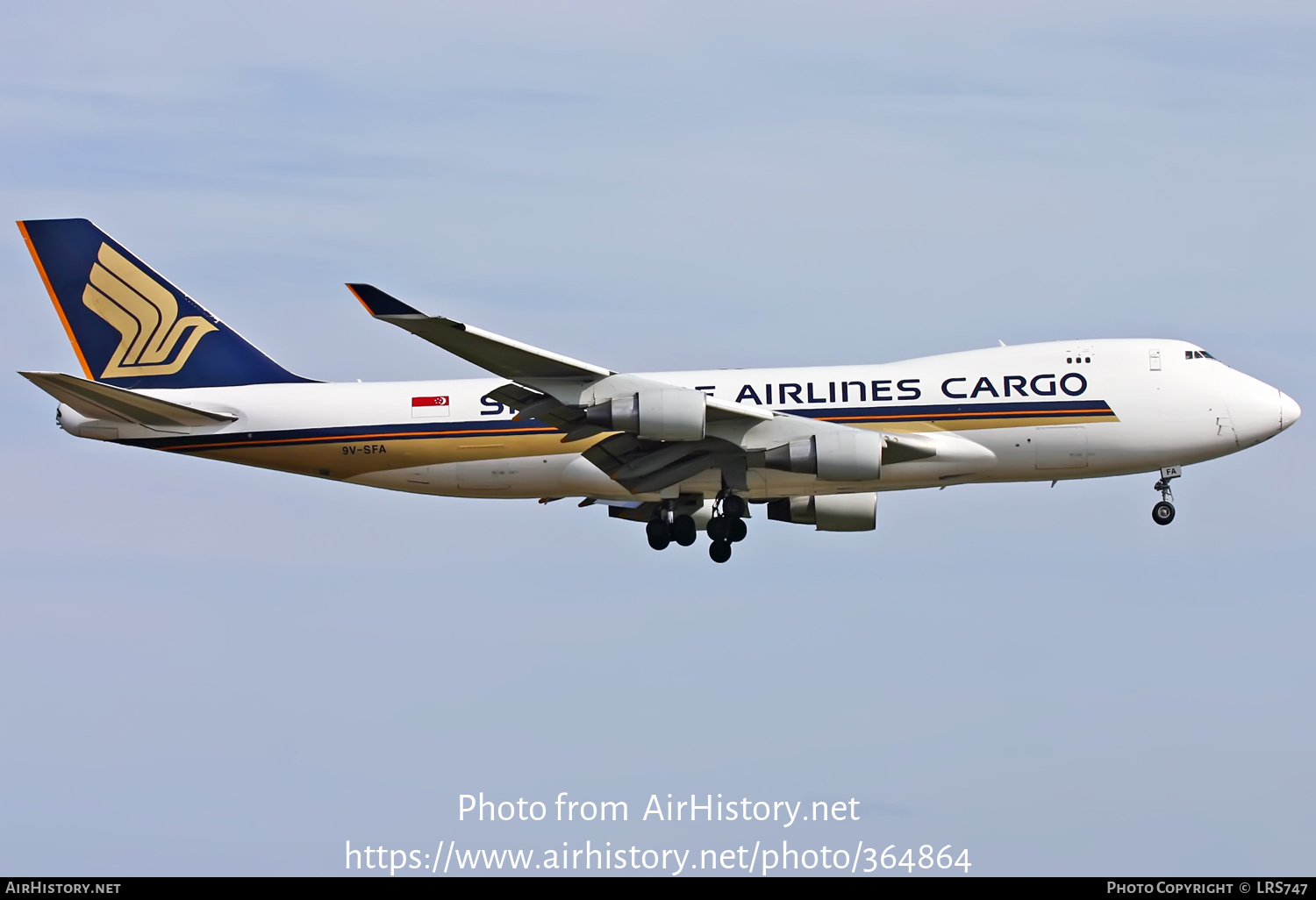 Aircraft Photo of 9V-SFA | Boeing 747-412F/SCD | Singapore Airlines Cargo | AirHistory.net #364864