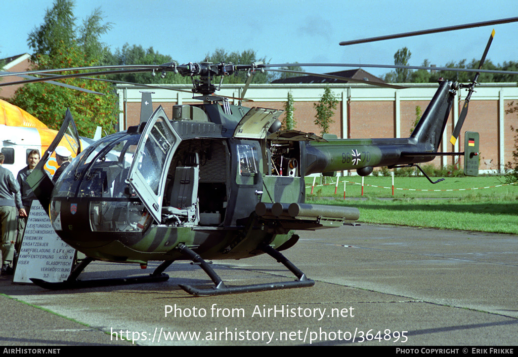 Aircraft Photo of 8670 | MBB BO-105P1M | Germany - Army | AirHistory.net #364895