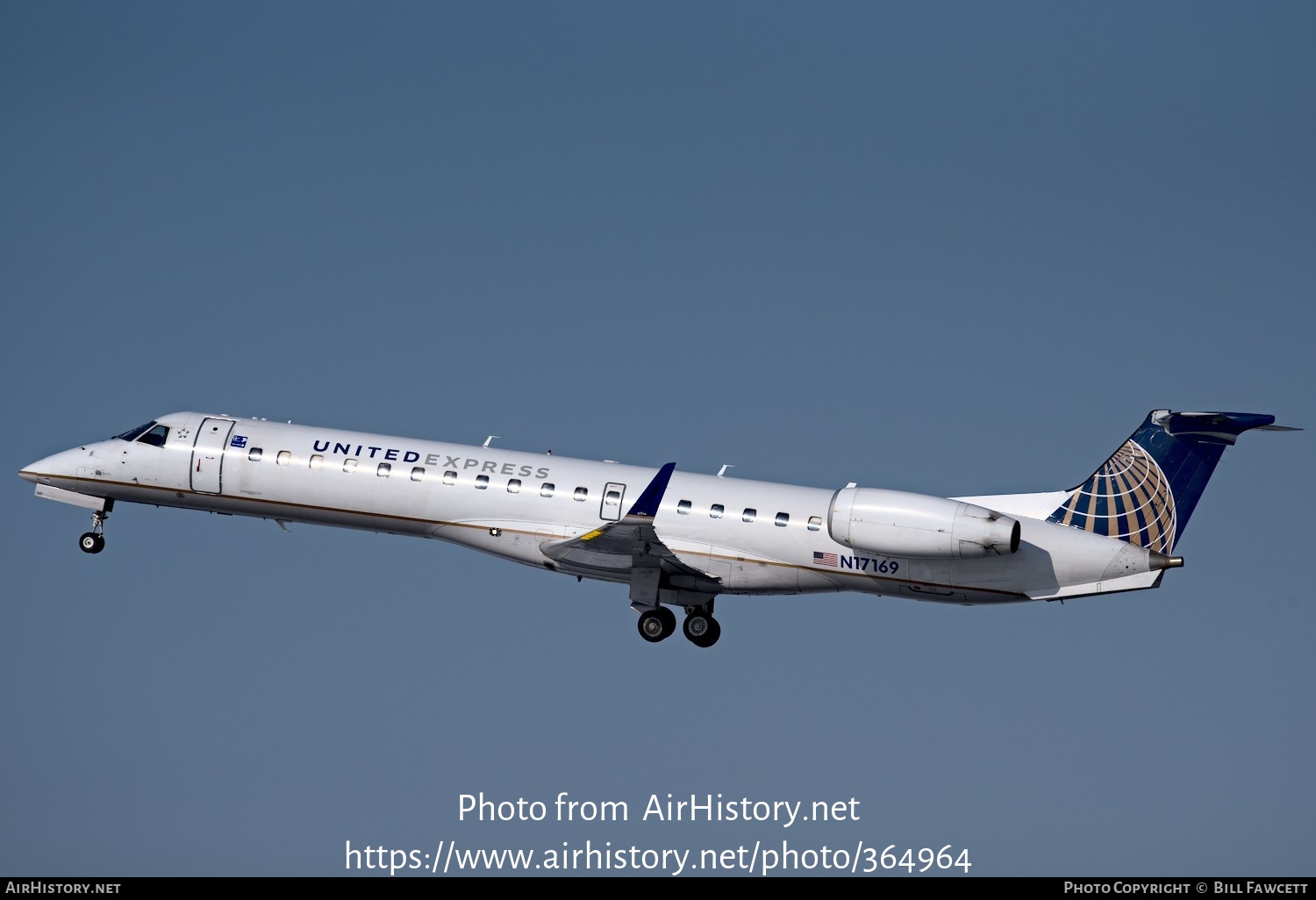 Aircraft Photo of N17169 | Embraer ERJ-145XR (EMB-145XR) | United Express | AirHistory.net #364964