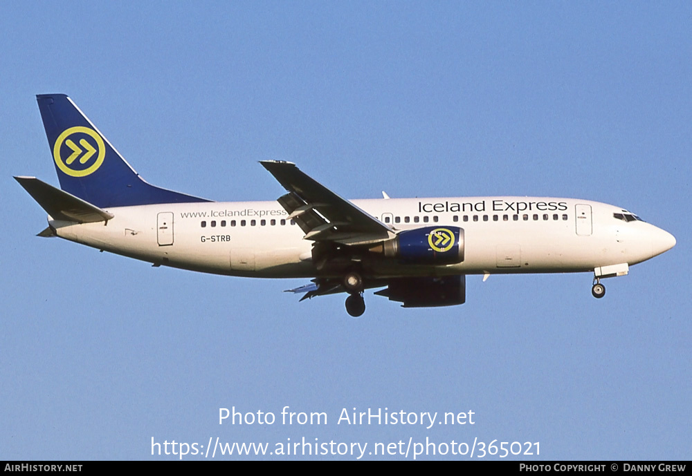 Aircraft Photo of G-STRB | Boeing 737-3Y0 | Iceland Express | AirHistory.net #365021