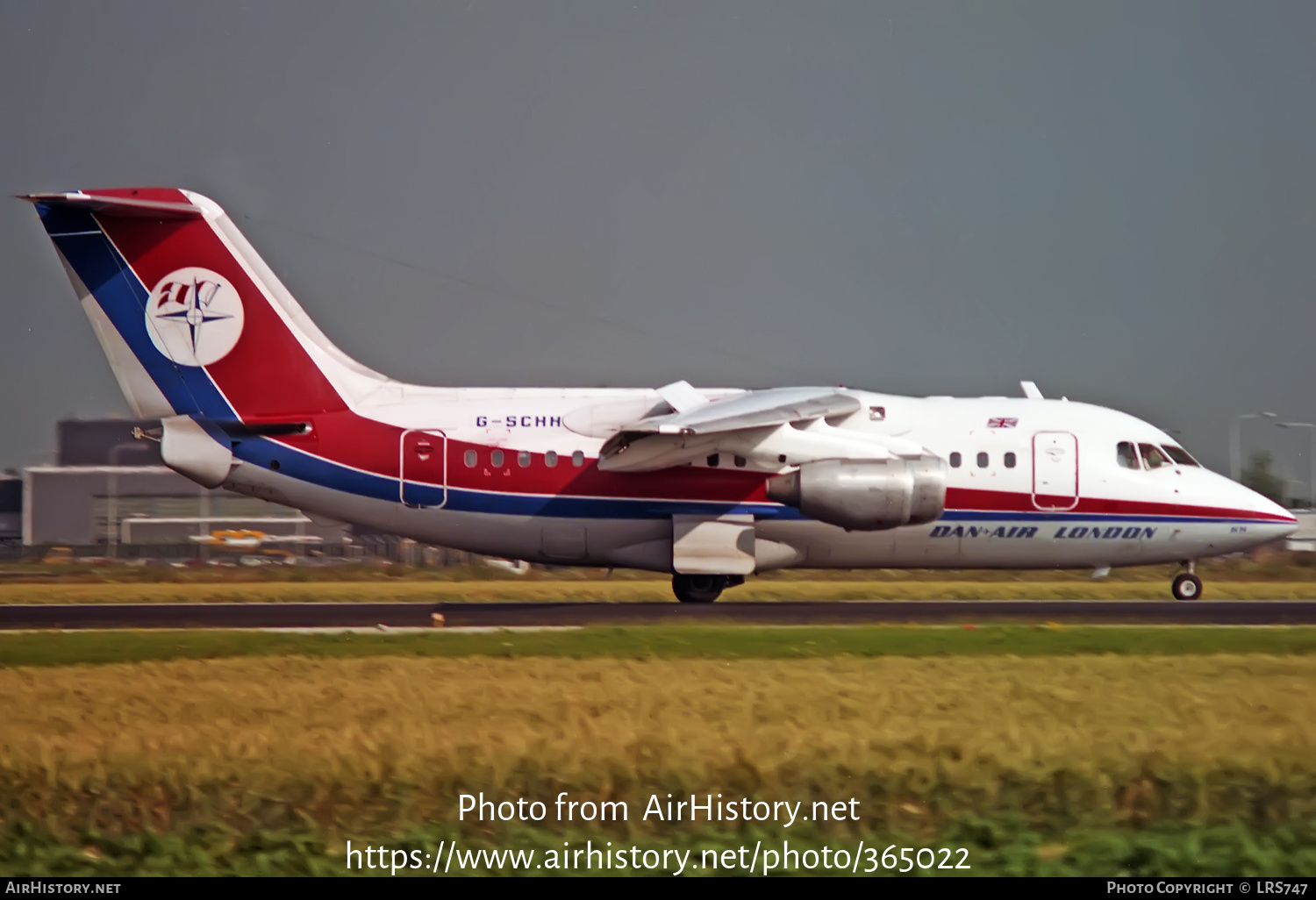 Aircraft Photo of G-SCHH | British Aerospace BAe-146-100 | Dan-Air London | AirHistory.net #365022