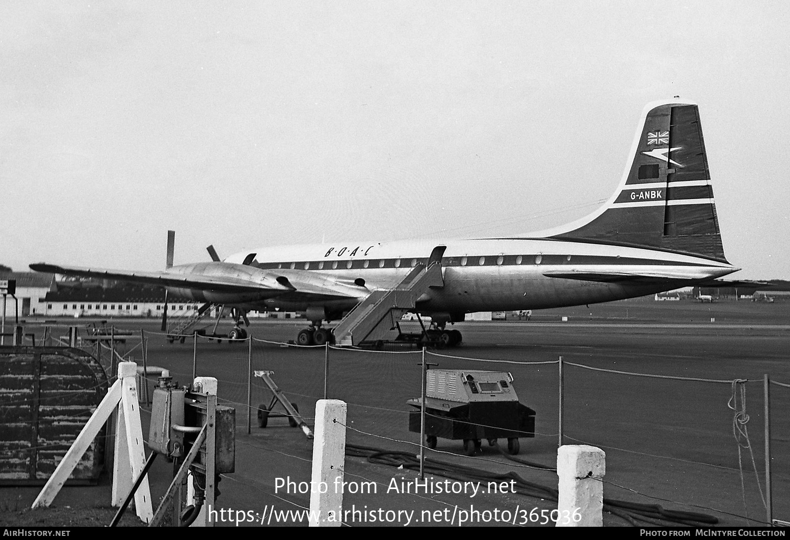 Aircraft Photo of G-ANBK | Bristol 175 Britannia 102 | BOAC - British Overseas Airways Corporation | AirHistory.net #365036