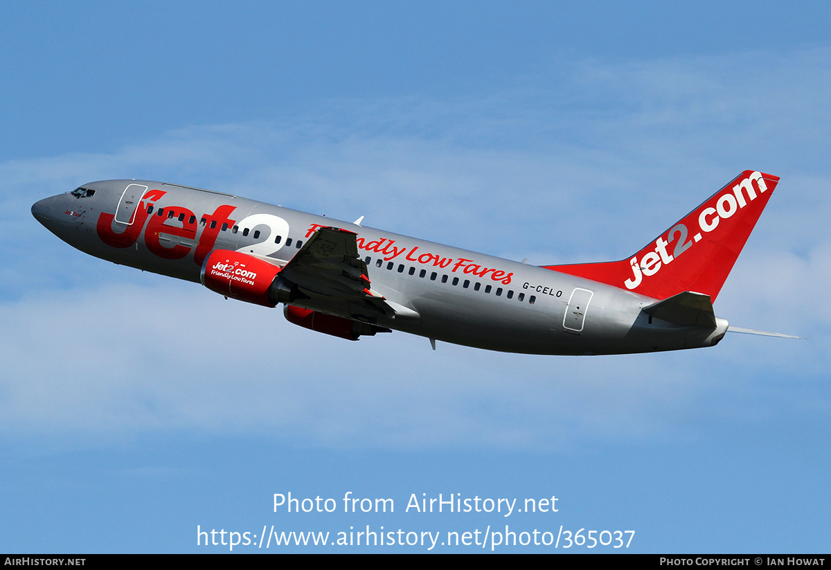 Aircraft Photo of G-CELO | Boeing 737-33A(QC) | Jet2 | AirHistory.net #365037