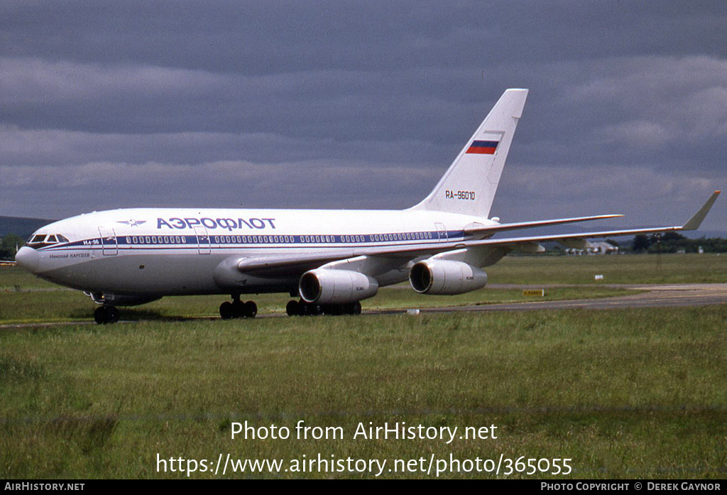 Aircraft Photo of RA-96010 | Ilyushin Il-96-300 | Aeroflot | AirHistory.net #365055