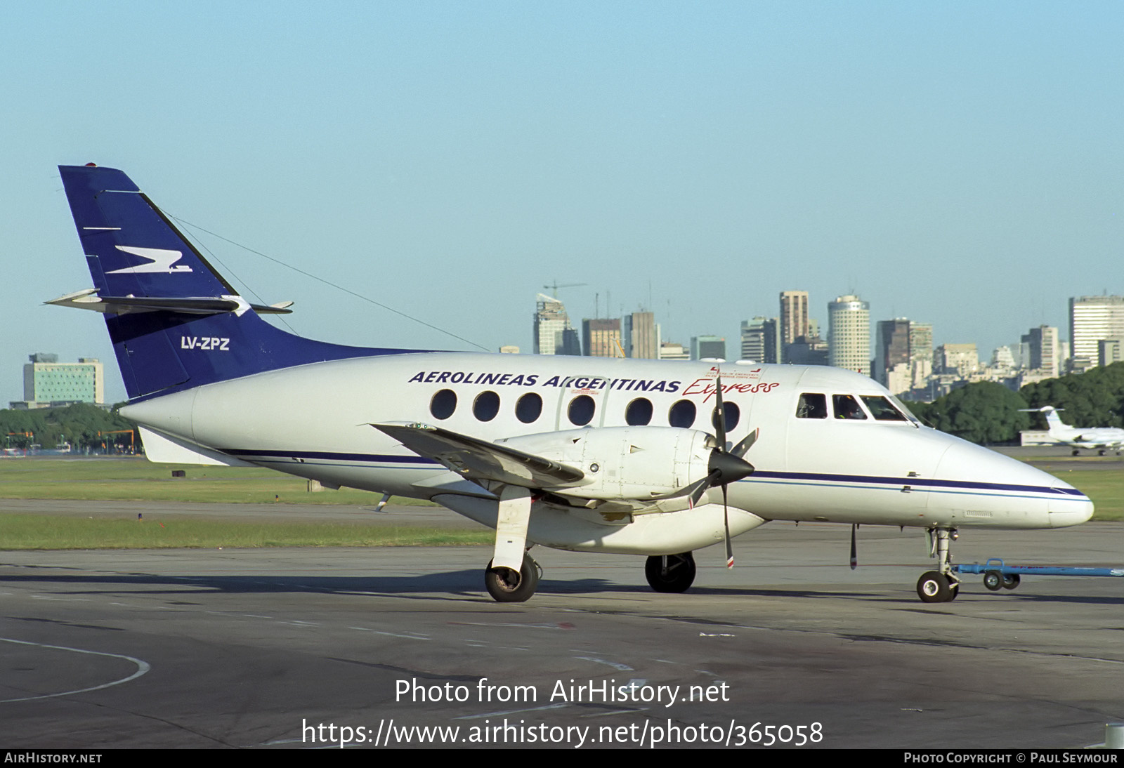 Aircraft Photo of LV-ZPZ | British Aerospace BAe-3212 Jetstream Super 31 | Aerolíneas Argentinas Express | AirHistory.net #365058