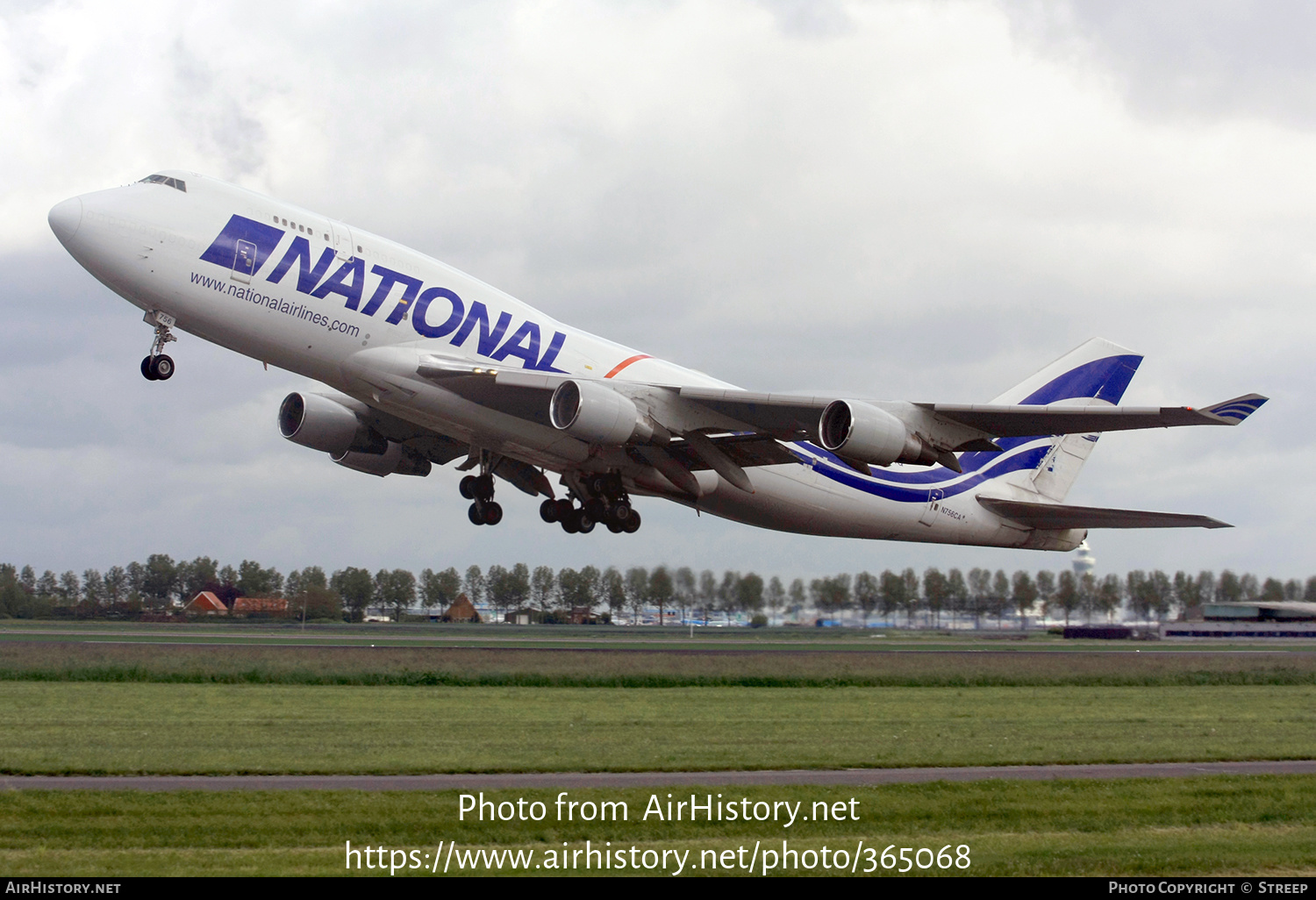 Aircraft Photo of N756CA | Boeing 747-412(BCF) | National Airlines | AirHistory.net #365068