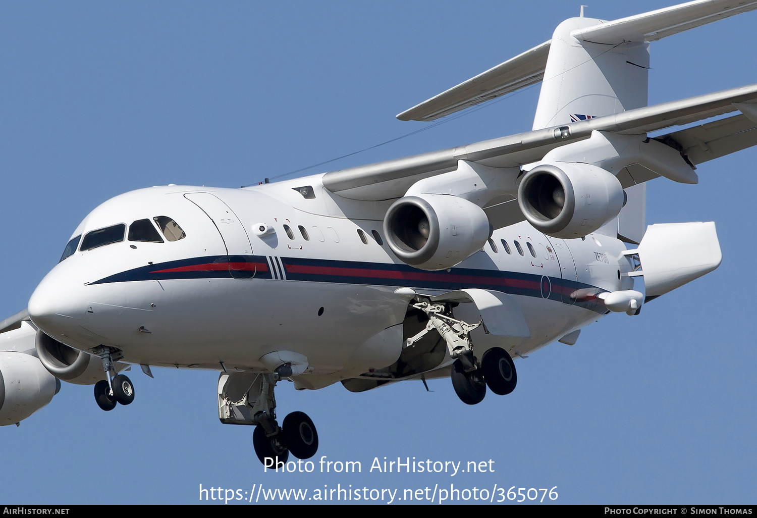 Aircraft Photo of ZE700 | British Aerospace BAe-146 CC.2 | UK - Air Force | AirHistory.net #365076