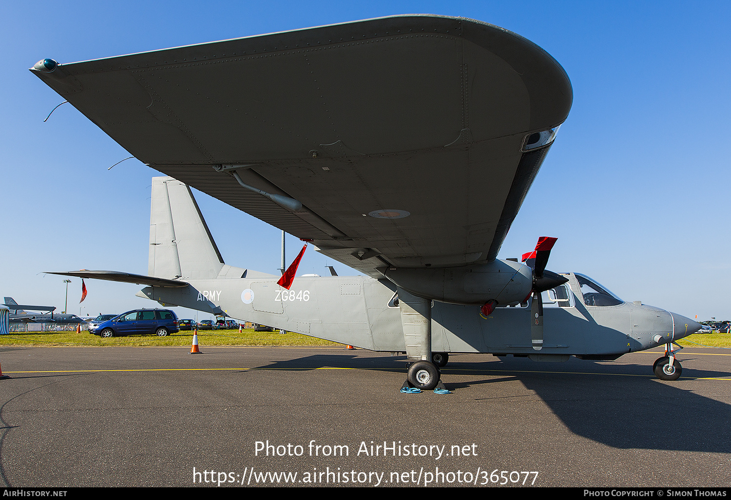 Aircraft Photo of ZG846 | Pilatus Britten-Norman BN-2T Islander AL1 | UK - Army | AirHistory.net #365077