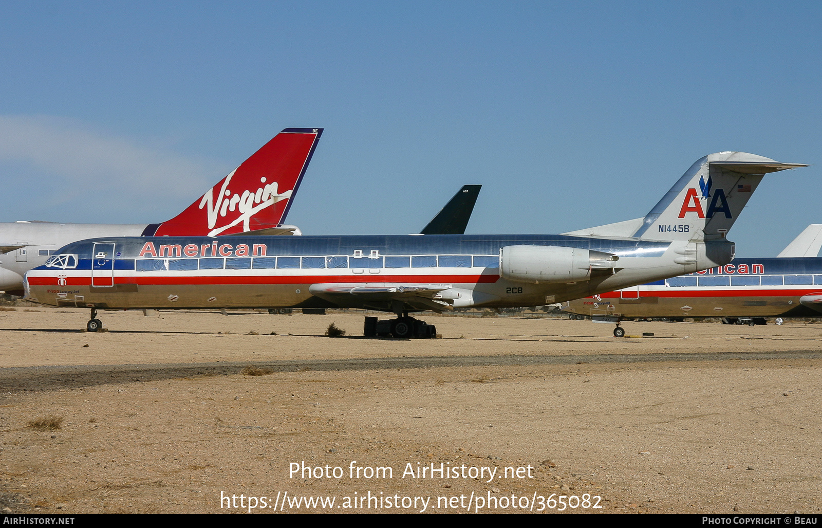 Aircraft Photo of N1445B | Fokker 100 (F28-0100) | American Airlines | AirHistory.net #365082