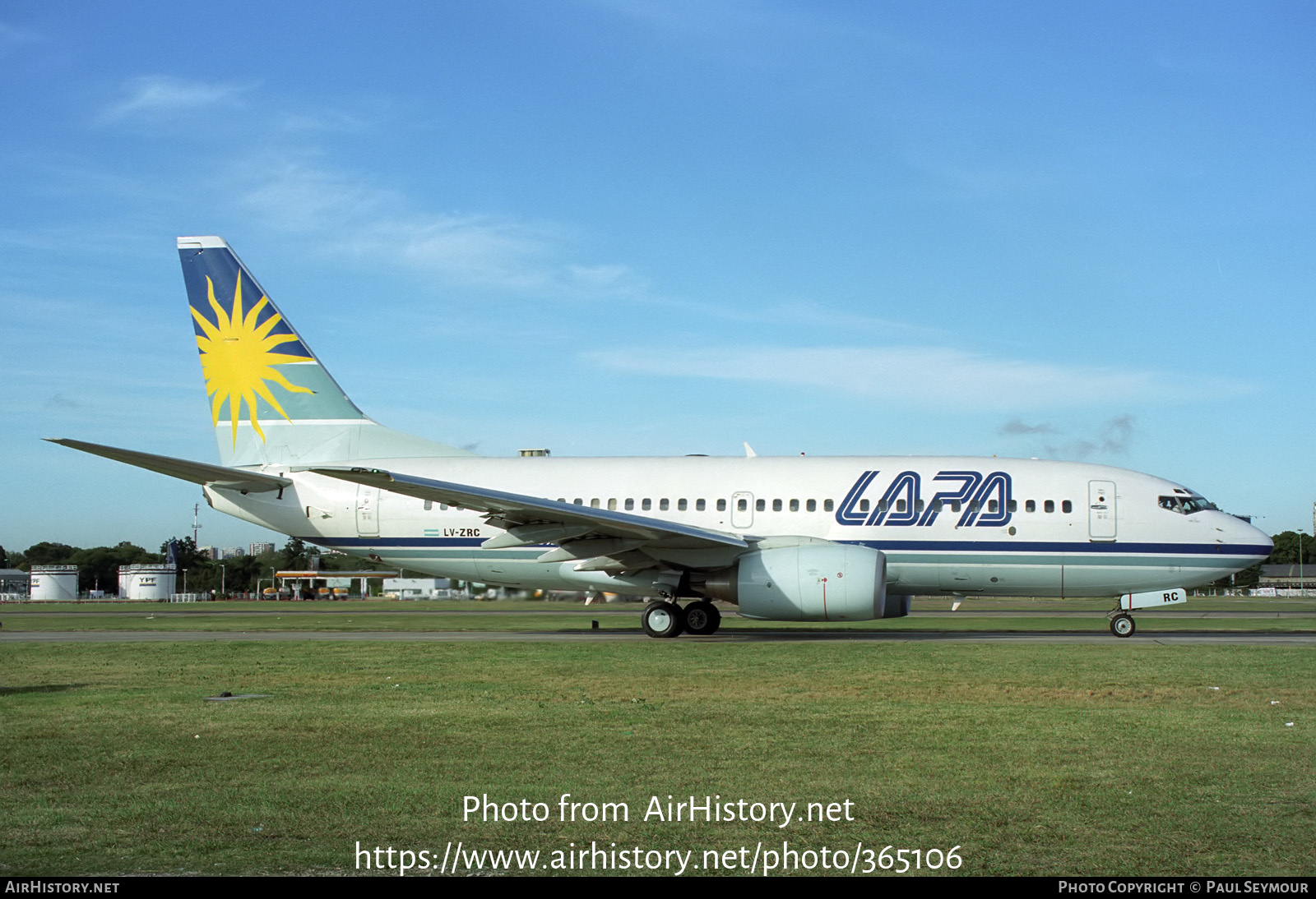 Aircraft Photo of LV-ZRC | Boeing 737-76N | LAPA - Líneas Aéreas Privadas Argentinas | AirHistory.net #365106