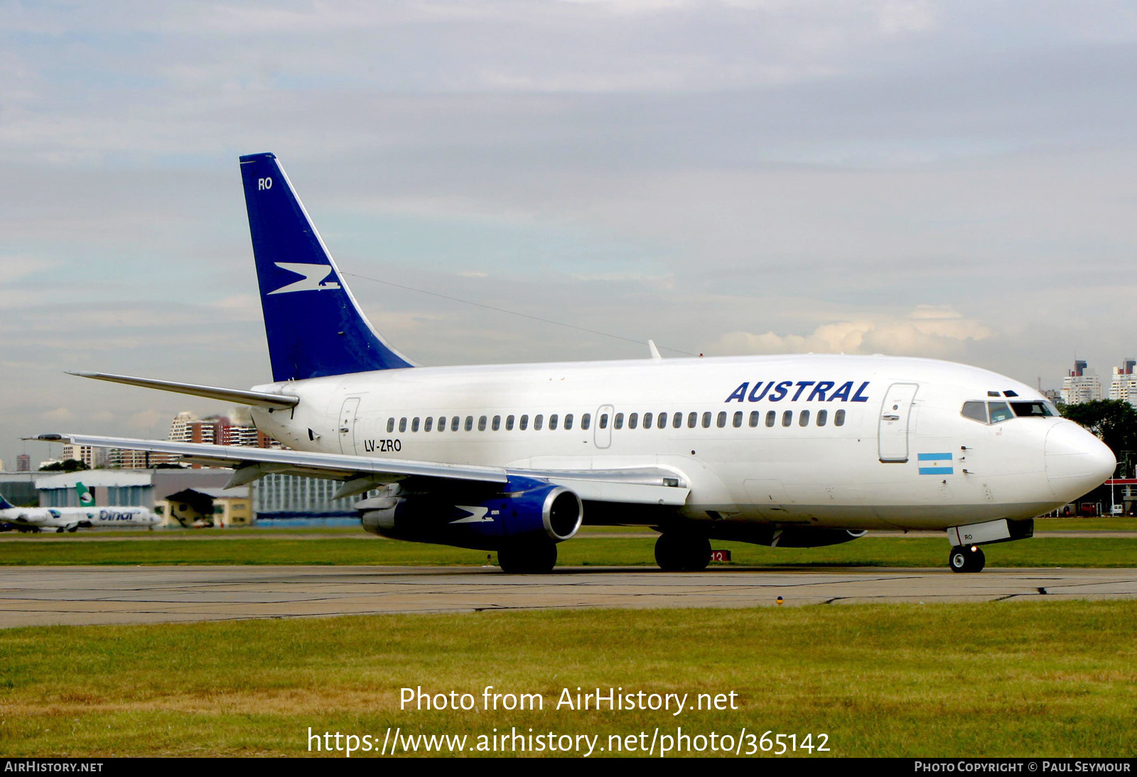 Aircraft Photo of LV-ZRO | Boeing 737-236/Adv | Austral Líneas Aéreas | AirHistory.net #365142