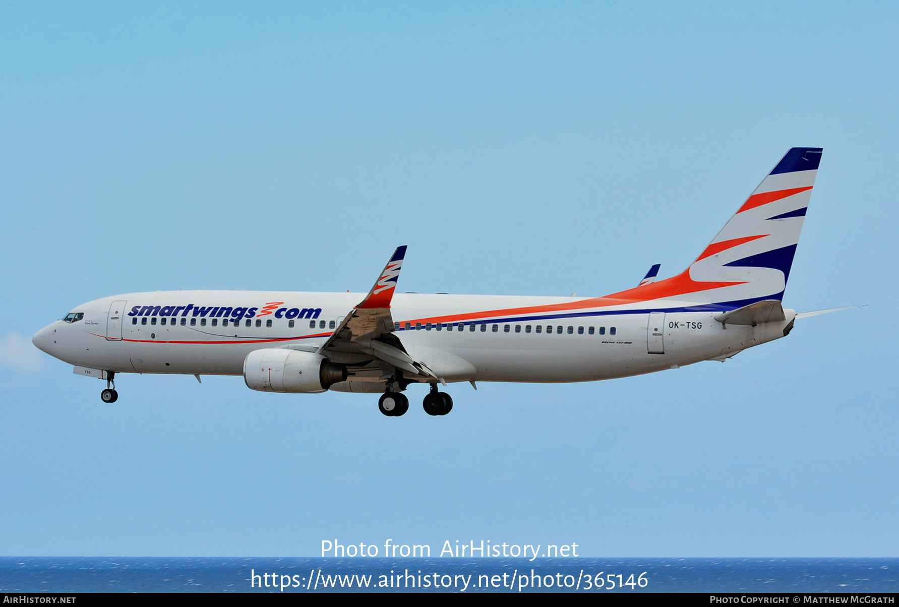 Aircraft Photo of OK-TSG | Boeing 737-82R | Smartwings | AirHistory.net #365146