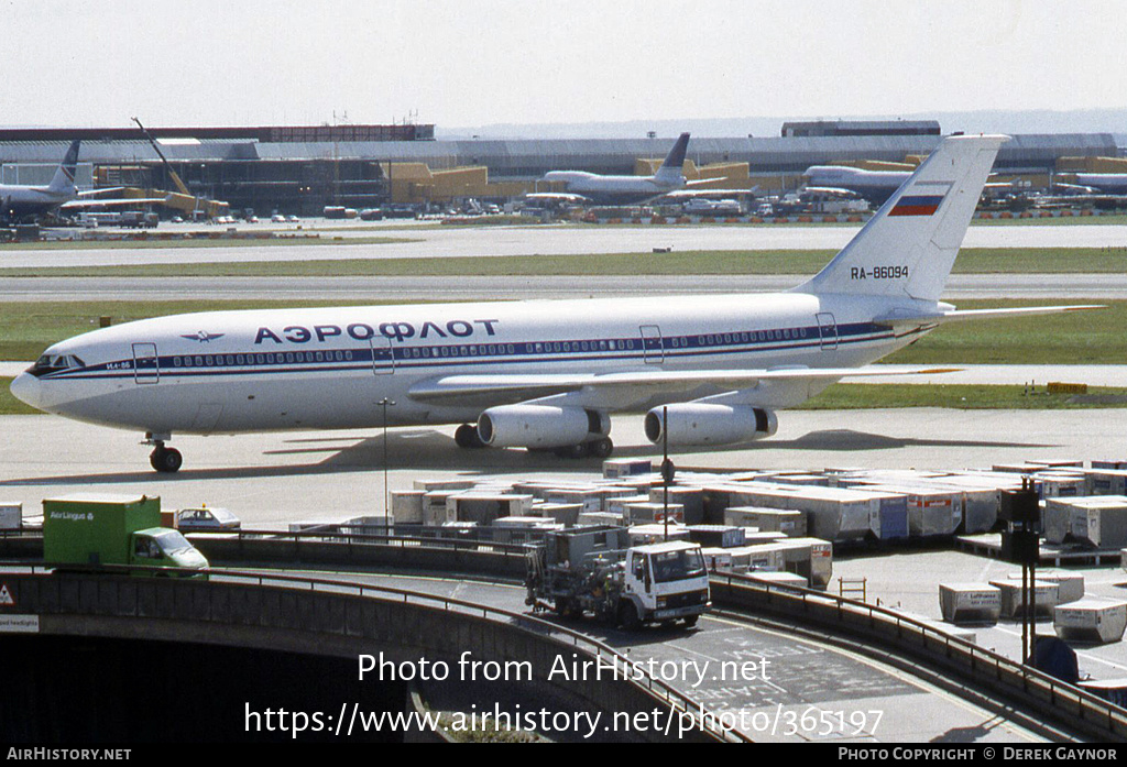 Aircraft Photo of RA-86094 | Ilyushin Il-86 | Aeroflot | AirHistory.net #365197