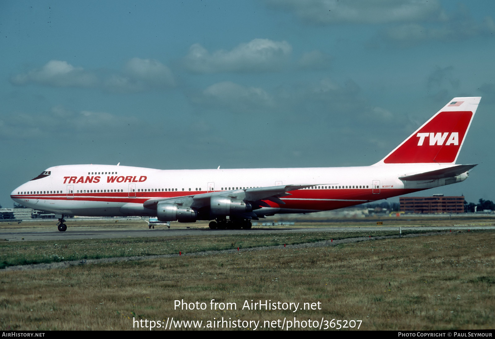 Aircraft Photo of N301TW | Boeing 747-282B | Trans World Airlines - TWA | AirHistory.net #365207