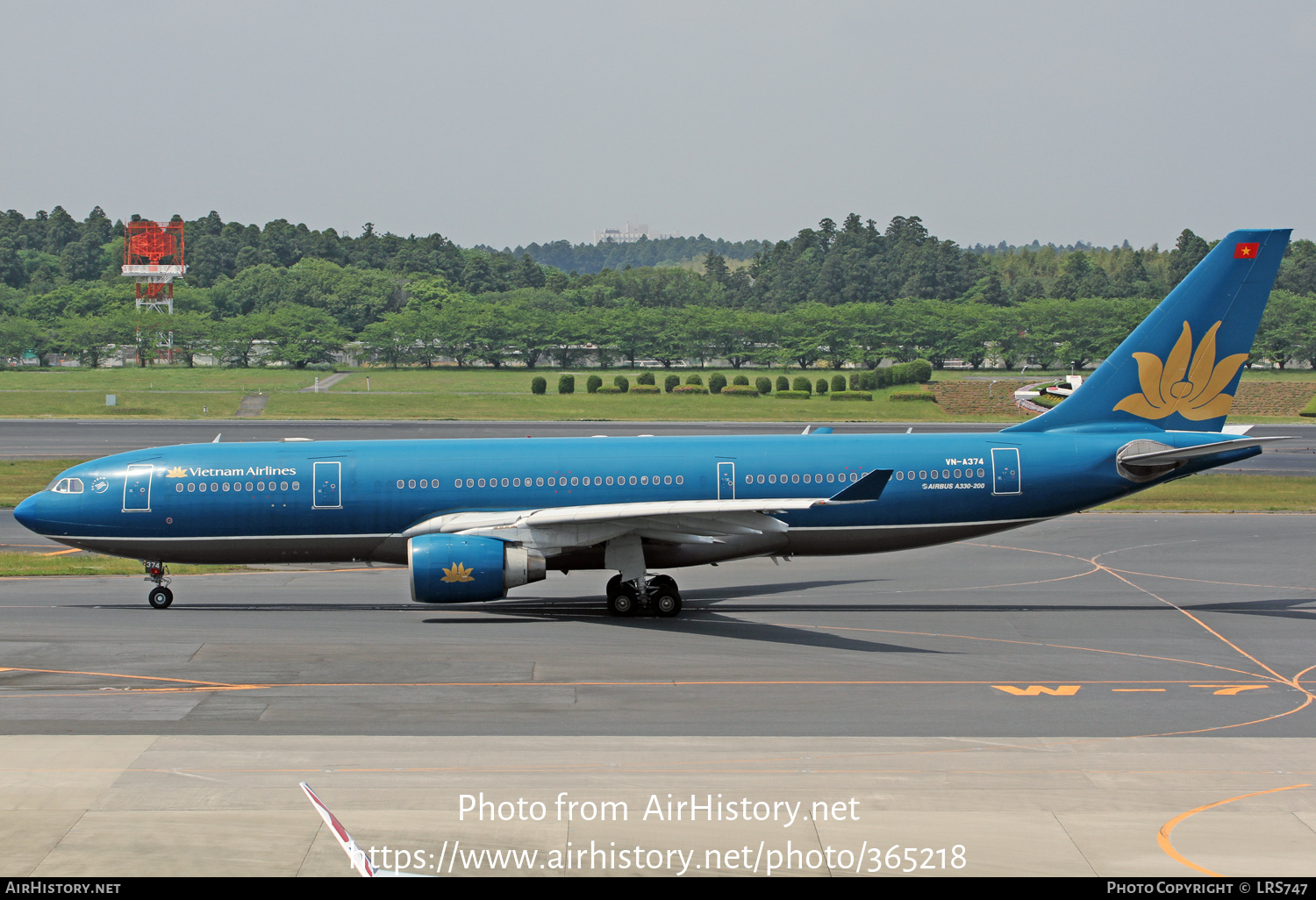 Aircraft Photo of VN-A374 | Airbus A330-223 | Vietnam Airlines | AirHistory.net #365218