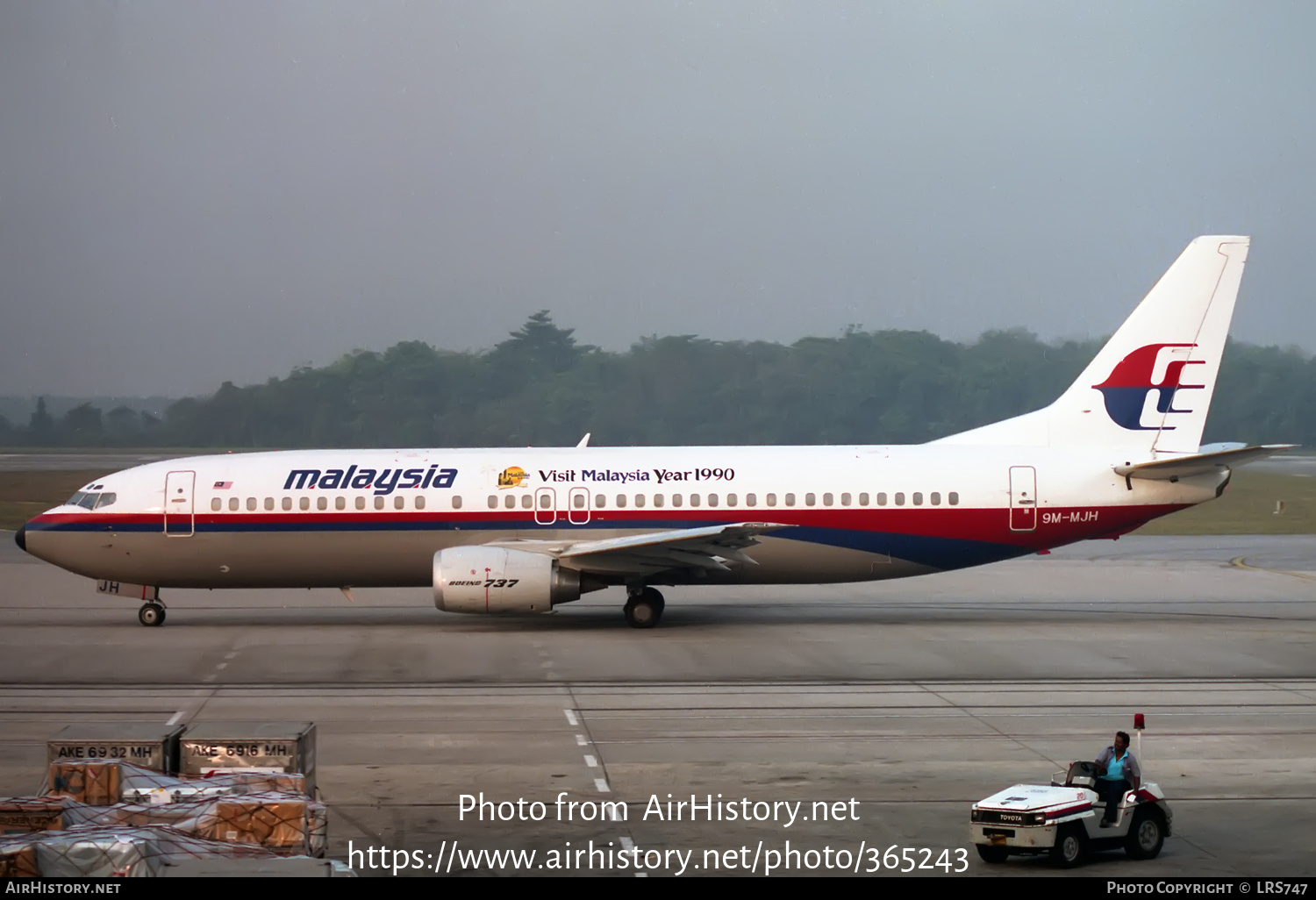 Aircraft Photo of 9M-MJH | Boeing 737-4Y0 | Malaysia Airlines | AirHistory.net #365243