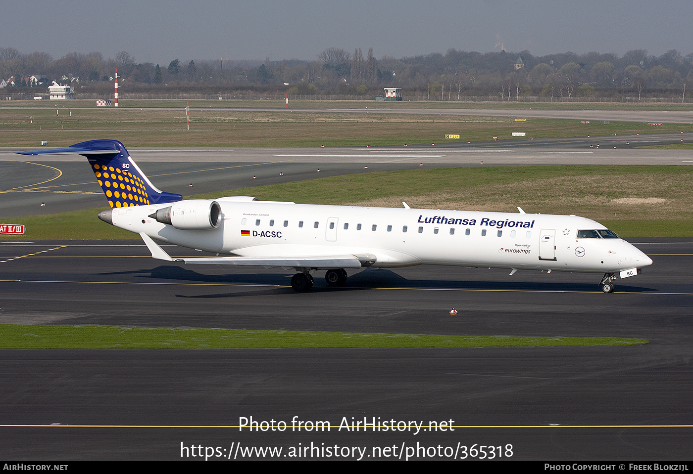 Aircraft Photo of D-ACSC | Bombardier CRJ-700 (CL-600-2C10) | Lufthansa Regional | AirHistory.net #365318