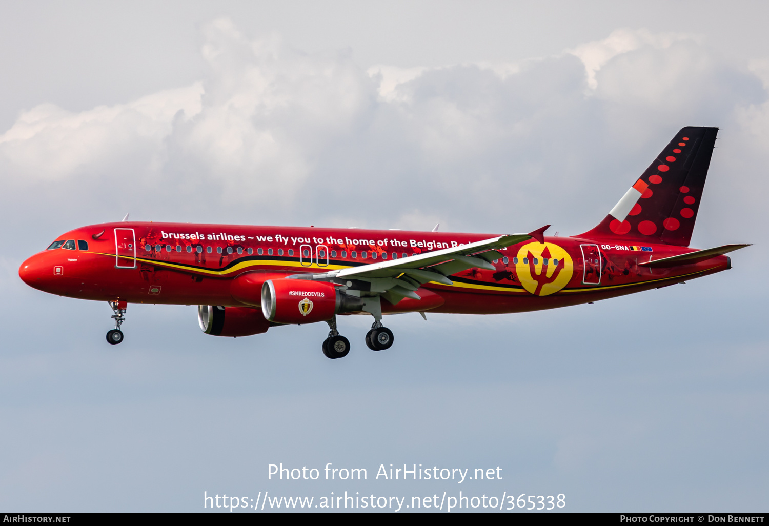 Aircraft Photo of OO-SNA | Airbus A320-214 | Brussels Airlines | AirHistory.net #365338