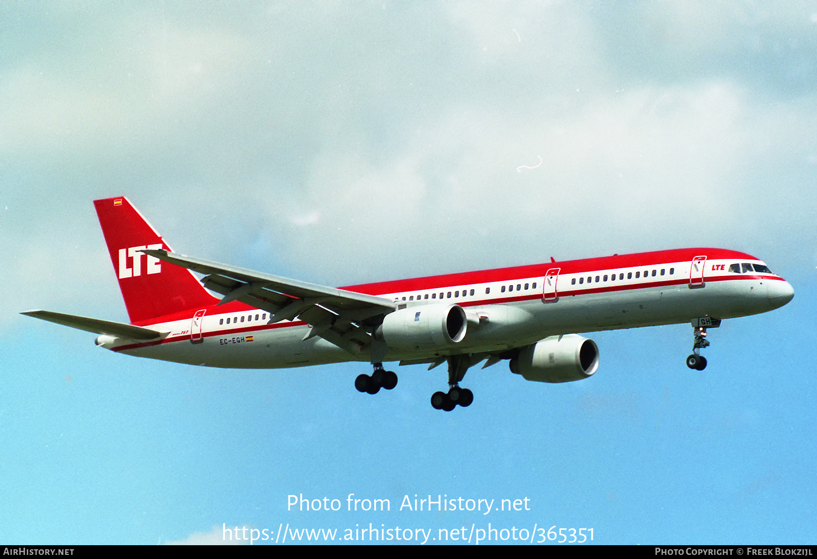 Aircraft Photo of EC-EGH | Boeing 757-2G5 | LTE International Airways | AirHistory.net #365351