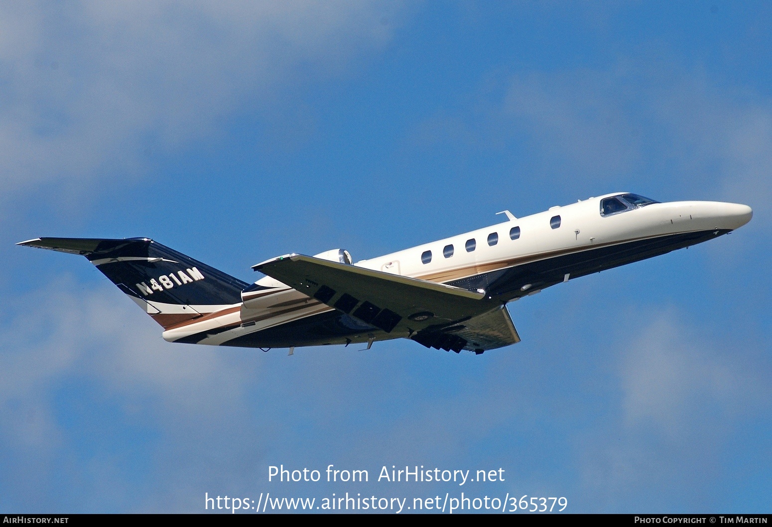 Aircraft Photo of N481AM | Cessna 525C CitationJet CJ4 | AirHistory.net #365379