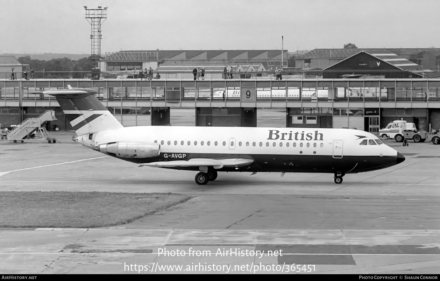 Aircraft Photo of G-AVGP | BAC 111-408EF One-Eleven | British Airways | AirHistory.net #365451