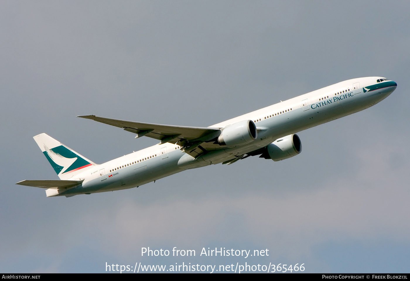 Aircraft Photo of B-KPP | Boeing 777-367/ER | Cathay Pacific Airways | AirHistory.net #365466