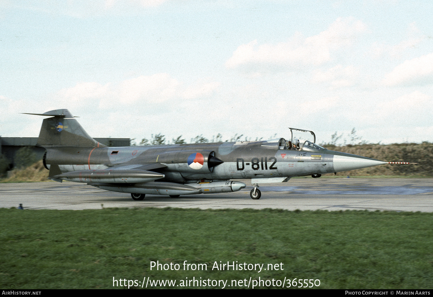 Aircraft Photo of D-8112 | Lockheed RF-104G Starfighter | Netherlands - Air Force | AirHistory.net #365550