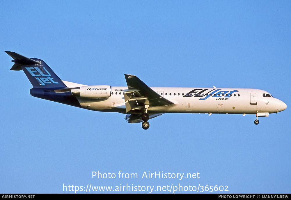 Aircraft Photo of EI-DFB | Fokker 100 (F28-0100) | EUjet | AirHistory.net #365602