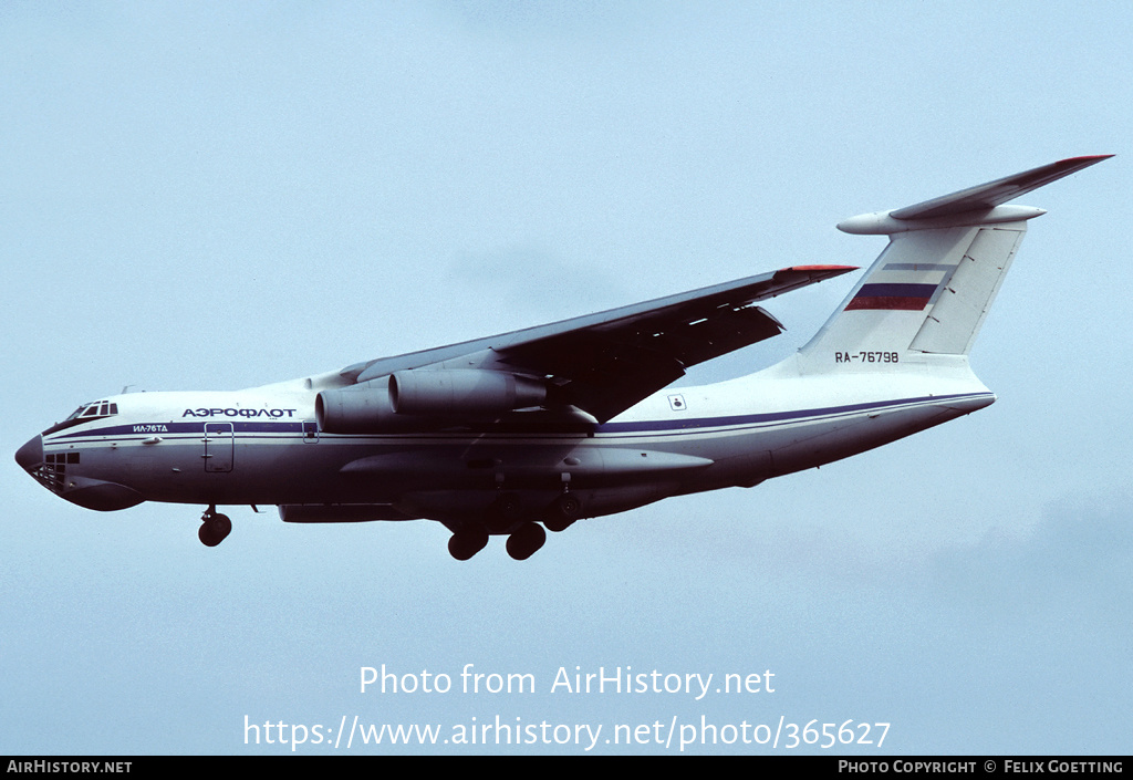 Aircraft Photo of RA-76798 | Ilyushin Il-76TD | Aeroflot | AirHistory.net #365627