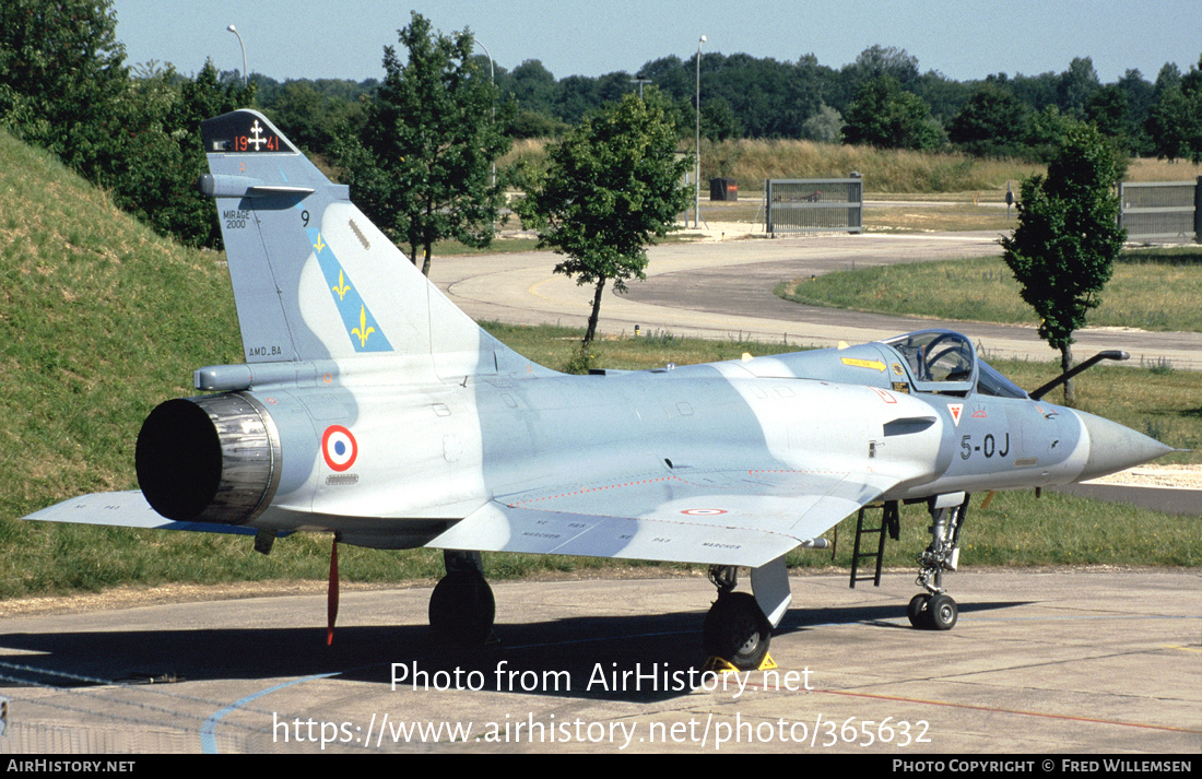 Aircraft Photo of 9 | Dassault Mirage 2000C | France - Air Force | AirHistory.net #365632