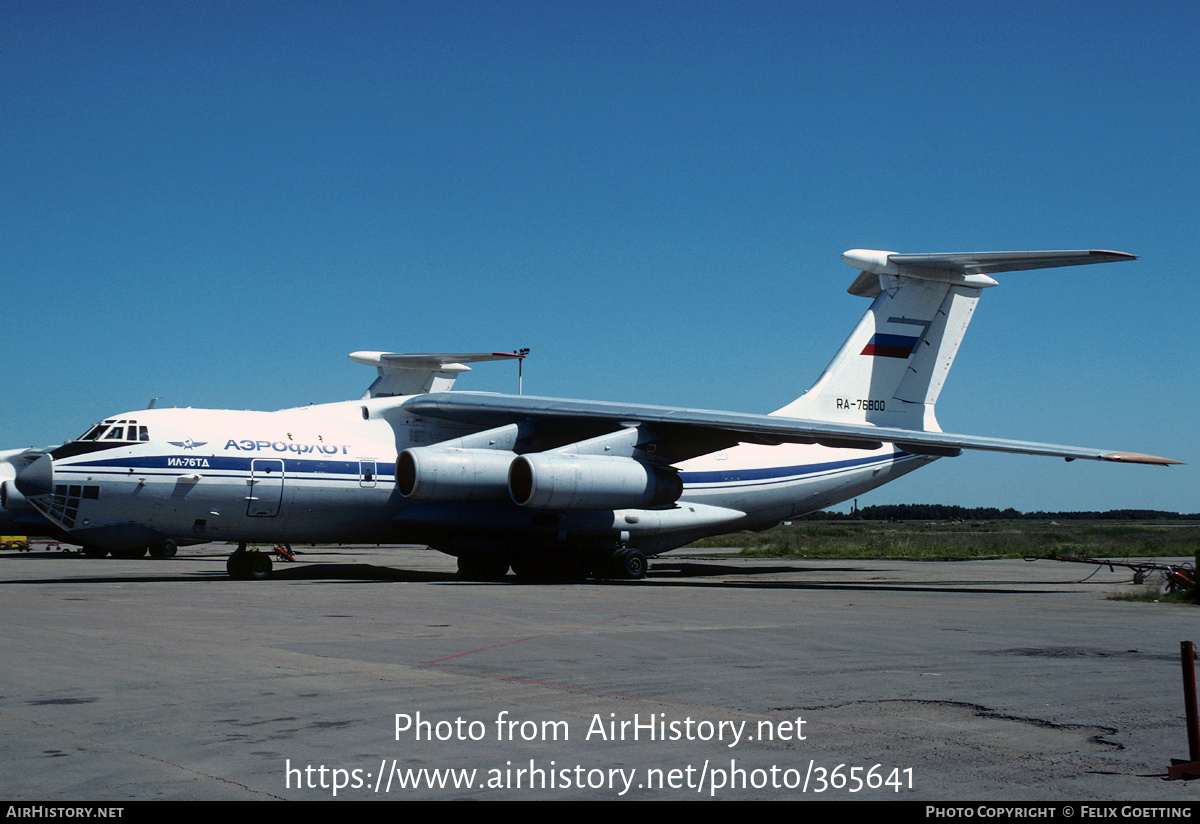 Aircraft Photo of RA-76800 | Ilyushin Il-76TD | Aeroflot | AirHistory.net #365641