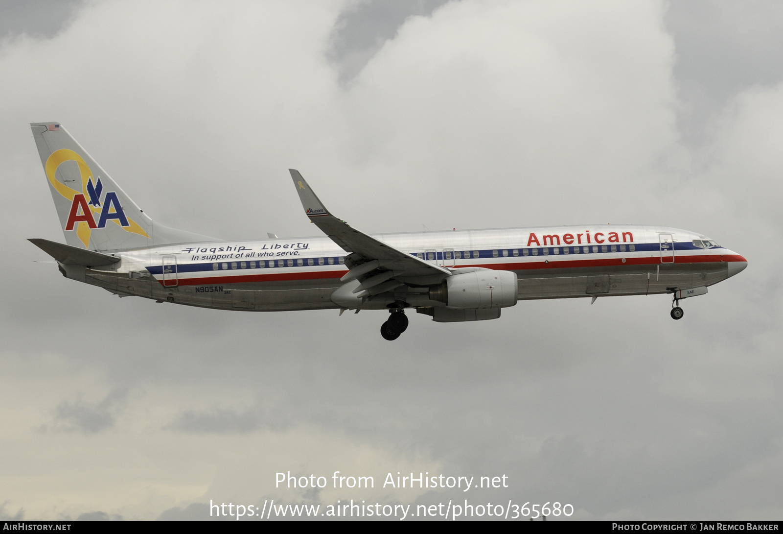 Aircraft Photo of N905AN | Boeing 737-823 | American Airlines | AirHistory.net #365680