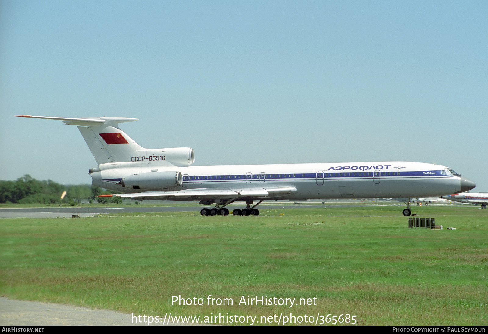 Aircraft Photo of CCCP-85516 | Tupolev Tu-154B-2 | Aeroflot | AirHistory.net #365685