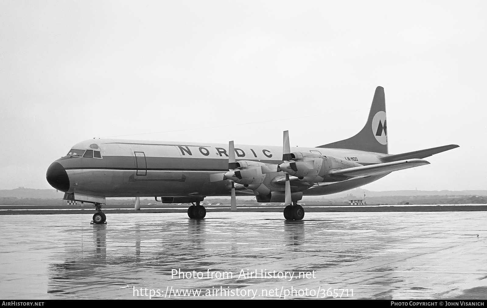 Aircraft Photo of LN-MOD | Lockheed L-188A(F) Electra | Nordic Air | AirHistory.net #365711