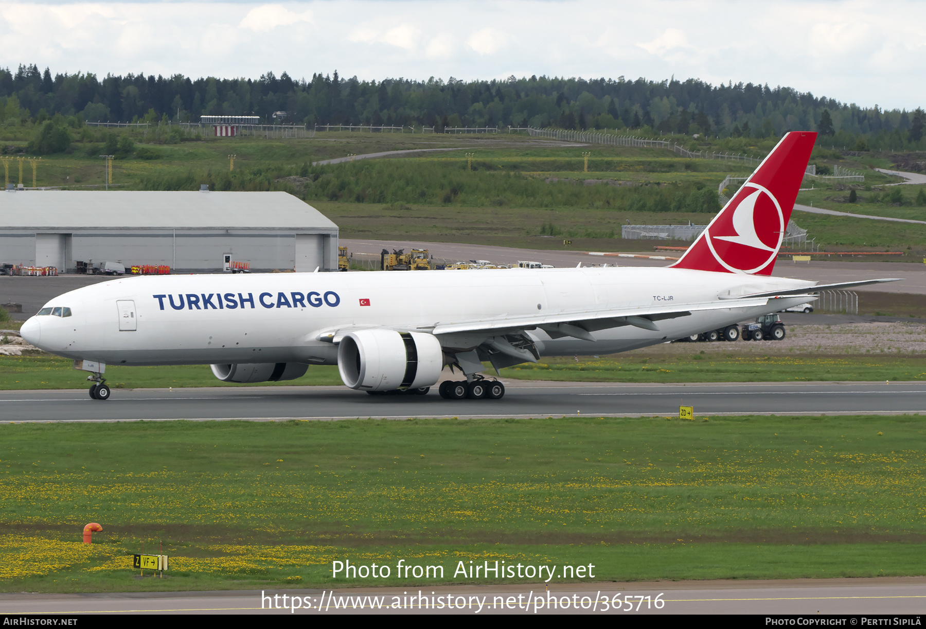 Aircraft Photo of TC-LJR | Boeing 777-F | Turkish Airlines Cargo | AirHistory.net #365716