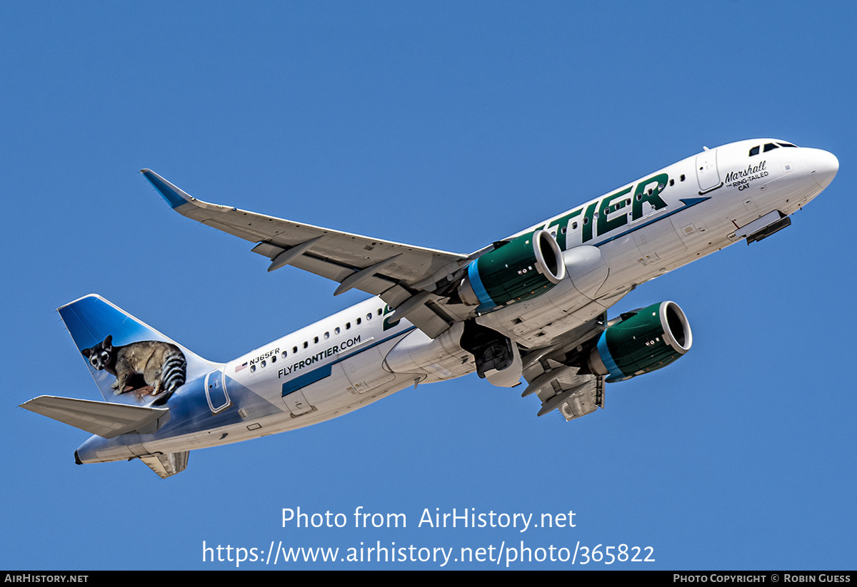 Aircraft Photo of N365FR | Airbus A320-251N | Frontier Airlines | AirHistory.net #365822