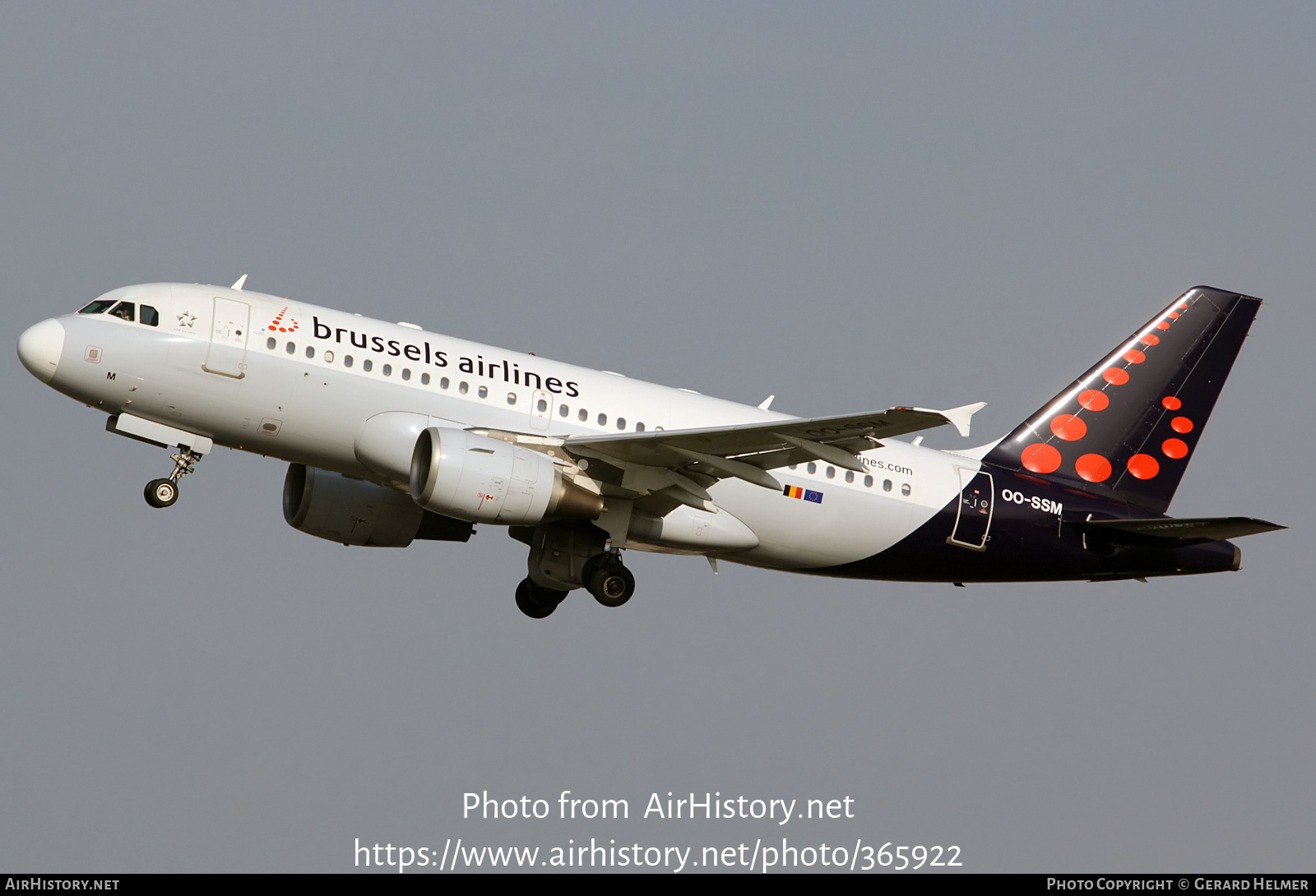 Aircraft Photo of OO-SSM | Airbus A319-112 | Brussels Airlines | AirHistory.net #365922