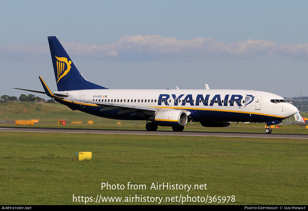 Aircraft Photo of EI-DCM | Boeing 737-8AS | Ryanair | AirHistory.net #365978