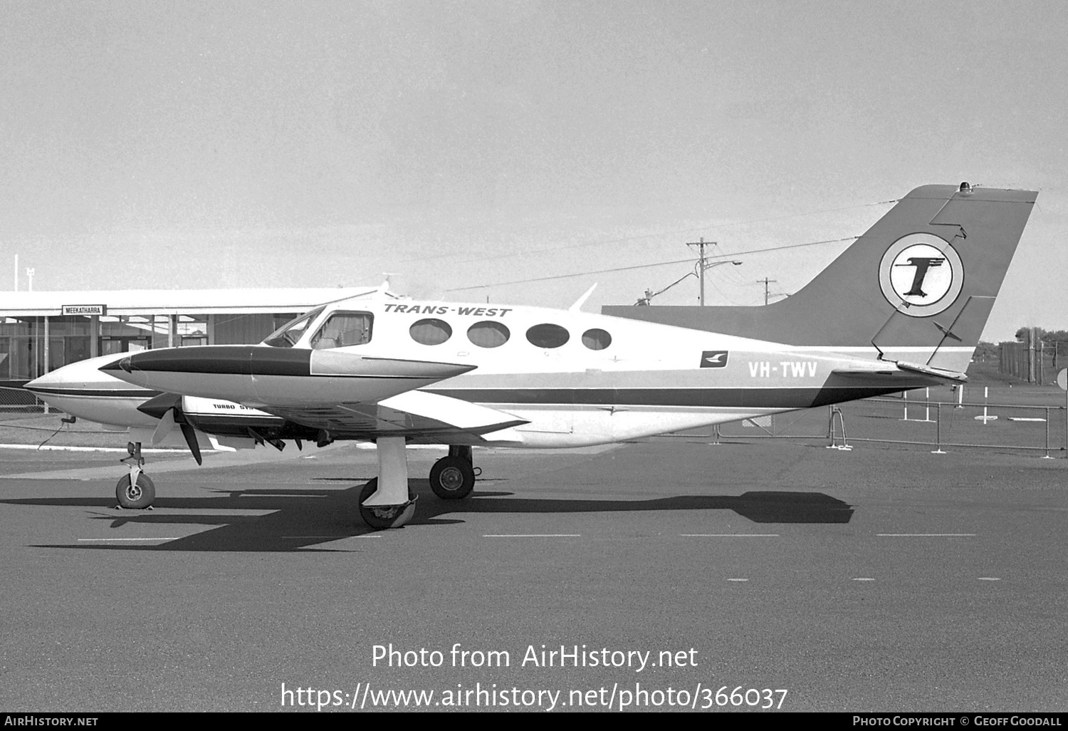 Aircraft Photo of VH-TWV | Cessna 402A | Trans West Air Charter | AirHistory.net #366037