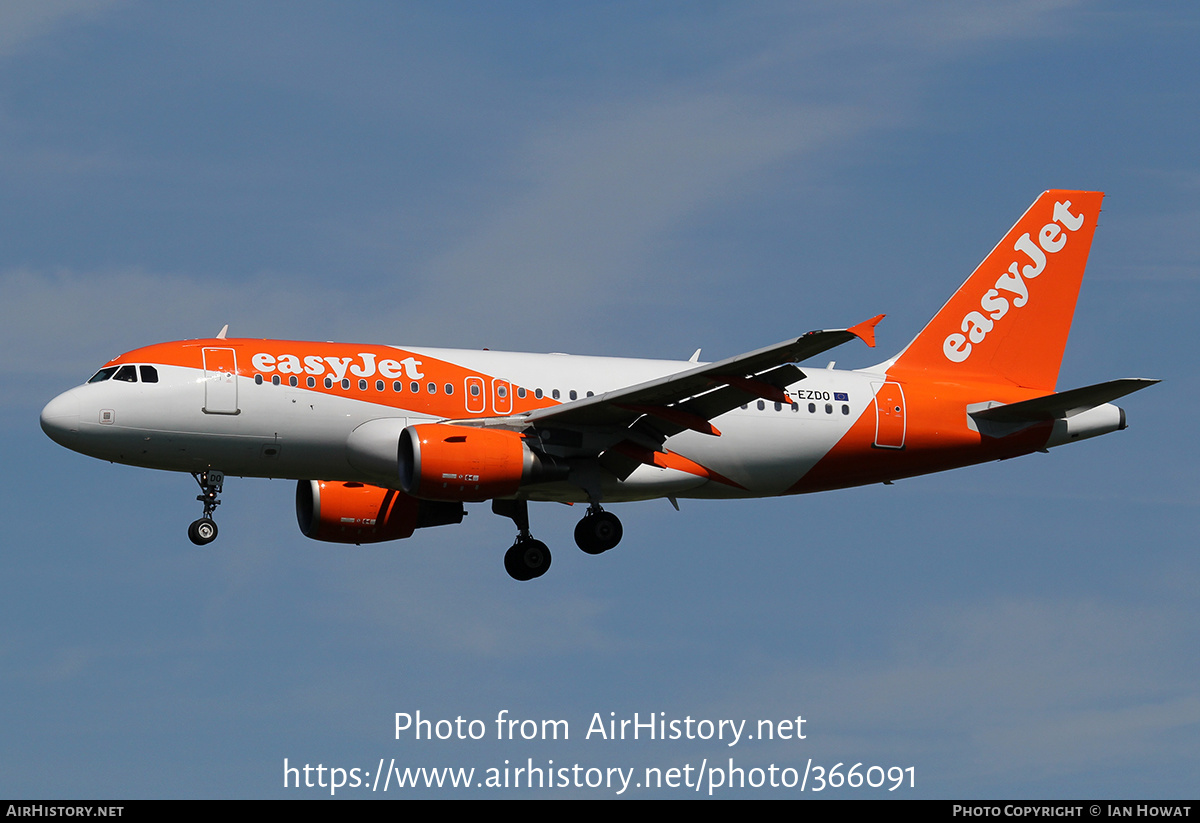 Aircraft Photo of G-EZDO | Airbus A319-111 | EasyJet | AirHistory.net #366091