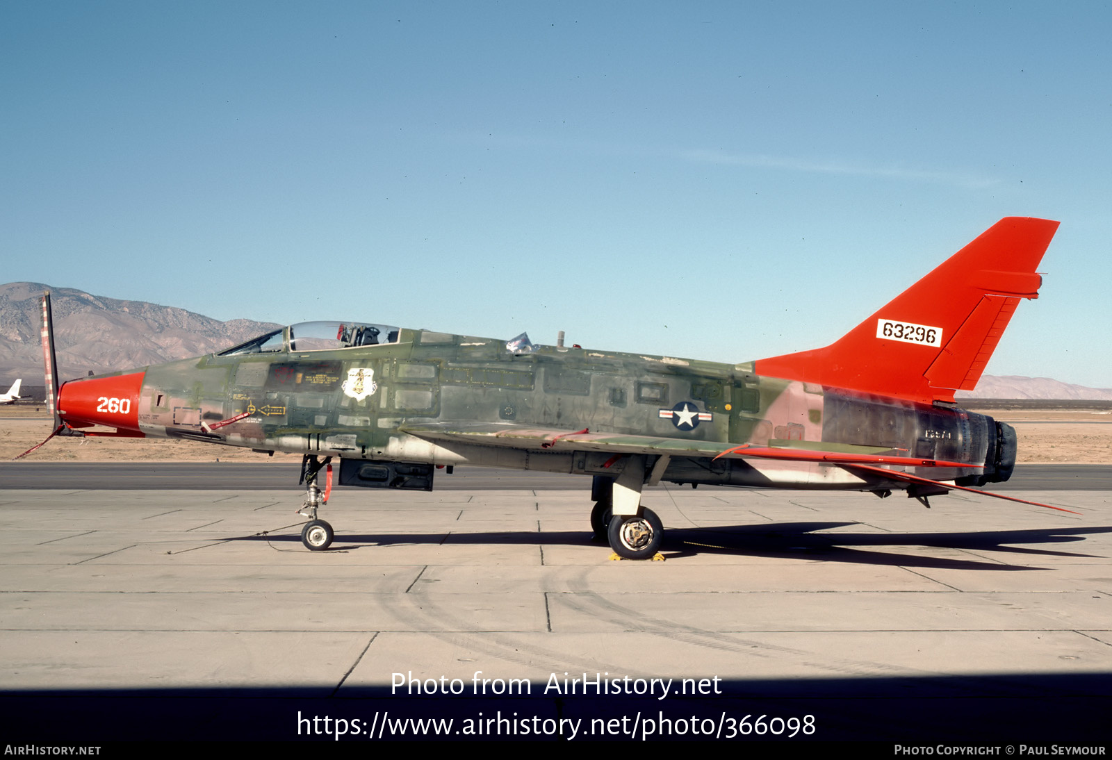 Aircraft Photo of 56-3296 / 63296 | North American QF-100D Super Sabre | USA - Air Force | AirHistory.net #366098