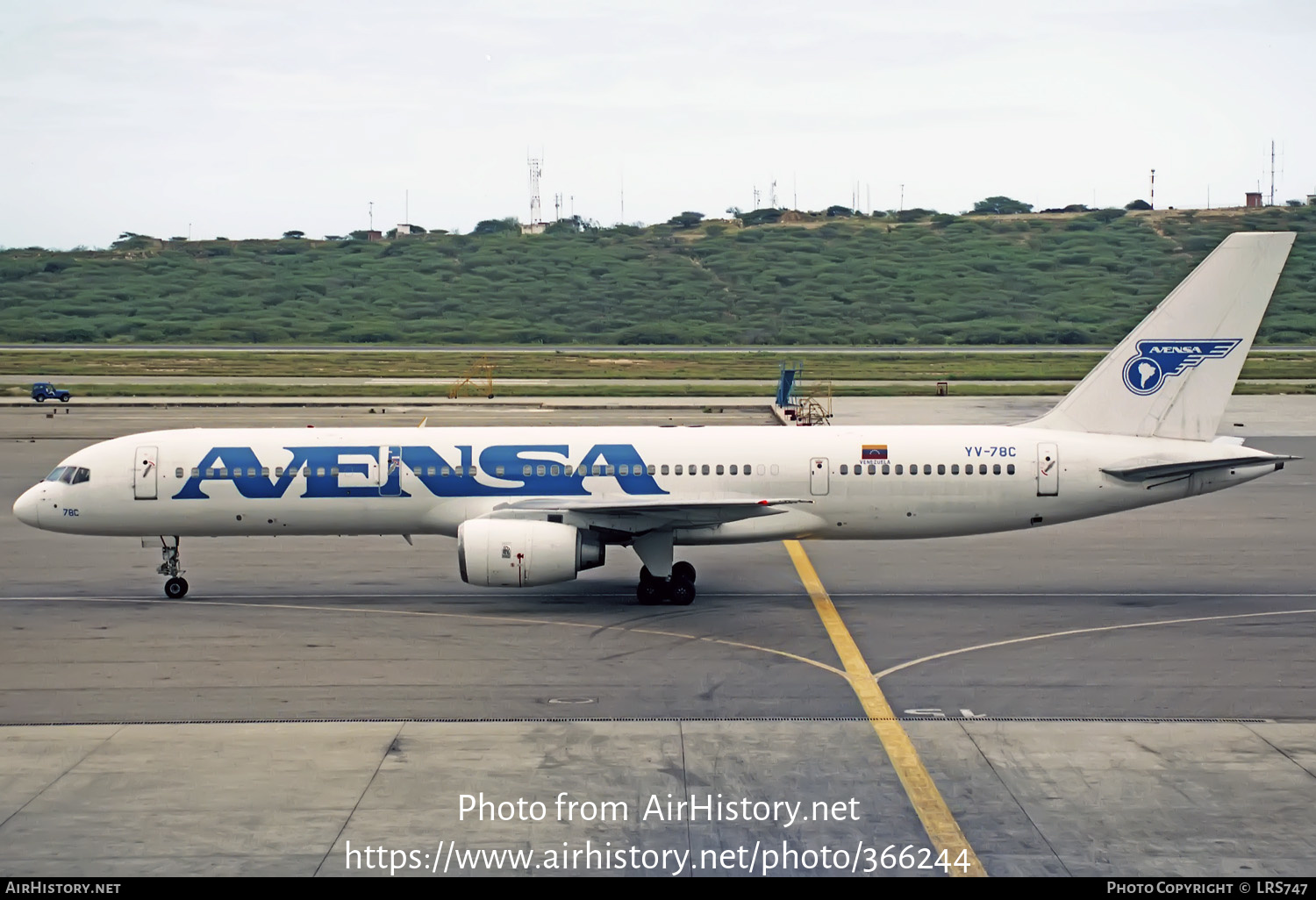 Aircraft Photo of YV-78C | Boeing 757-236 | Avensa - Aerovías Venezolanas | AirHistory.net #366244