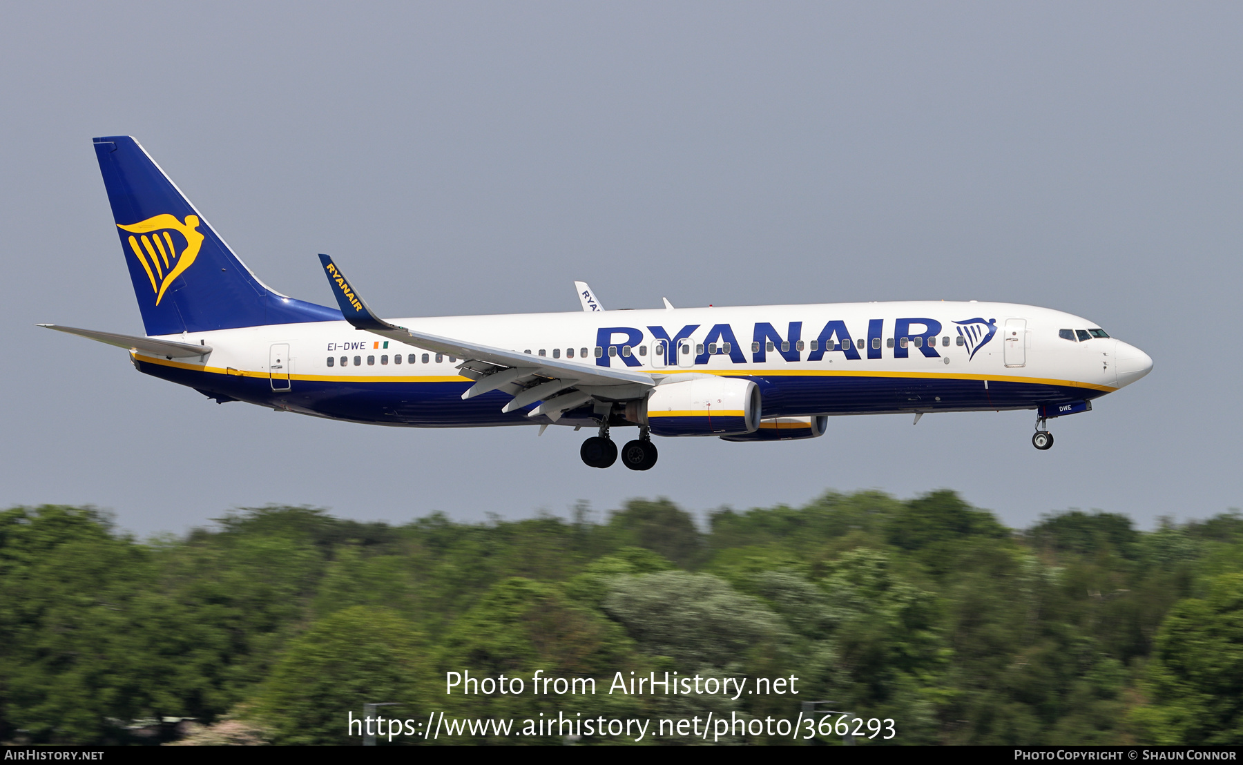 Aircraft Photo of EI-DWE | Boeing 737-8AS | Ryanair | AirHistory.net #366293