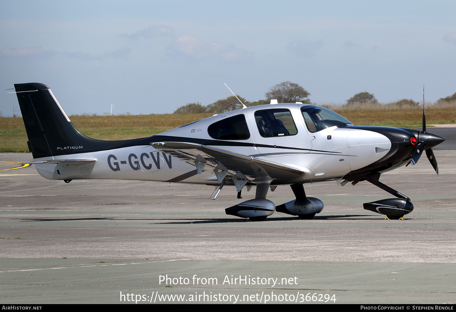 Aircraft Photo of G-GCVV | Cirrus SR-22 G5-GTS Platinum | AirHistory.net #366294