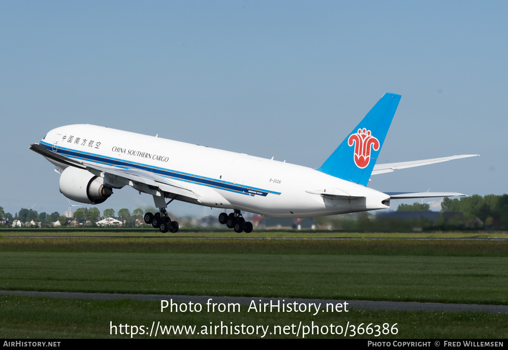 Aircraft Photo Of B-2026 | Boeing 777-F1B | China Southern Airlines ...