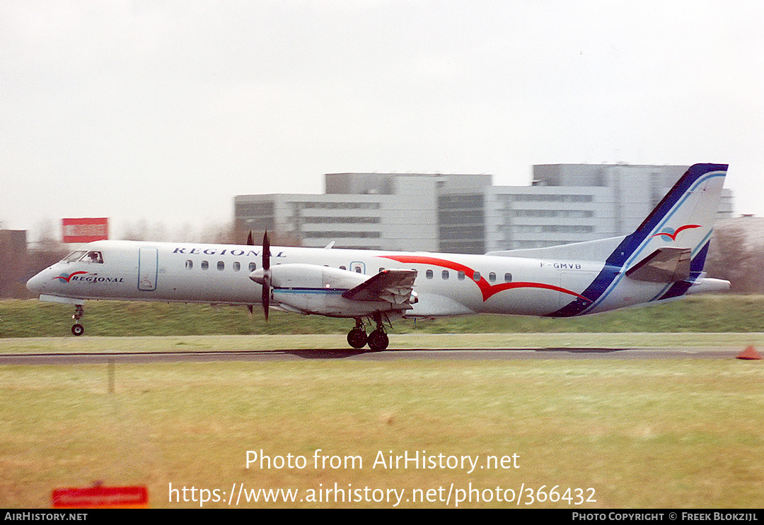 Aircraft Photo of F-GMVB | Saab 2000 | Régional Airlines | AirHistory.net #366432