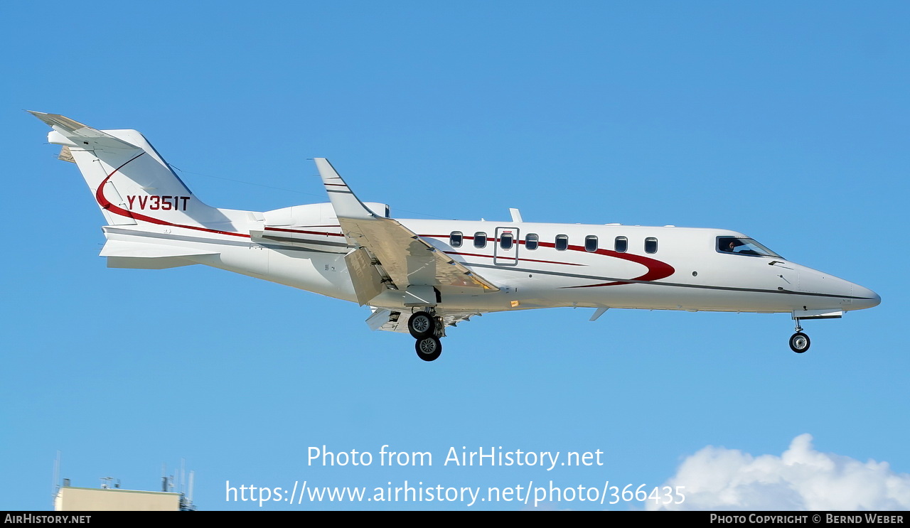 Aircraft Photo of YV351T | Learjet 45 | AirHistory.net #366435