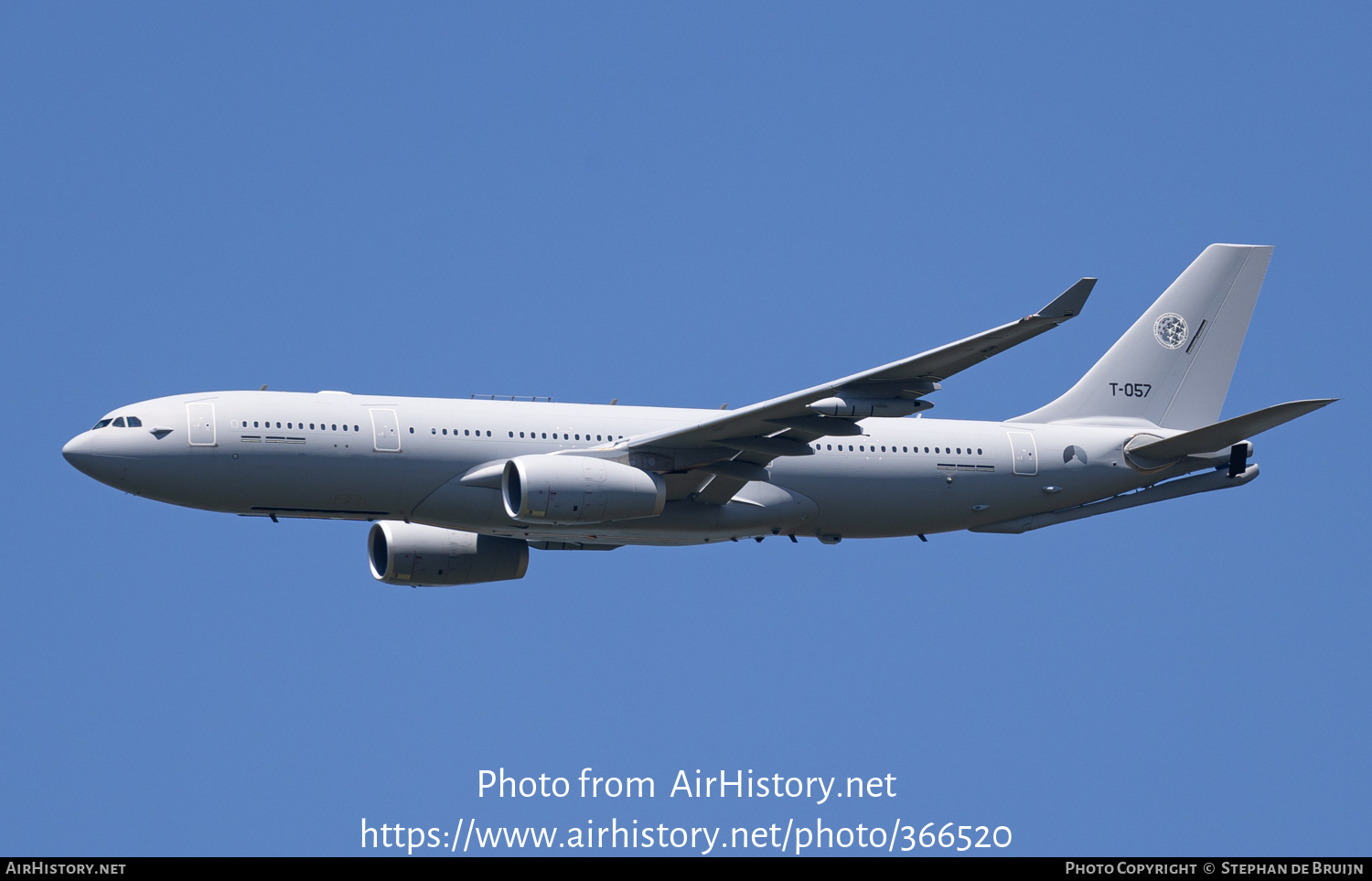 Aircraft Photo of T-057 | Airbus A330-243MRTT | Netherlands - Air Force | AirHistory.net #366520